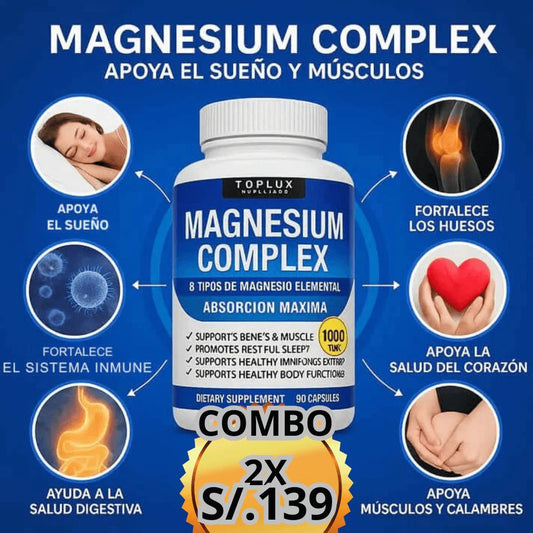 🧲 MAGNESIUM COMPLEX 8 en 1 || LLEVA 2XS/139.99